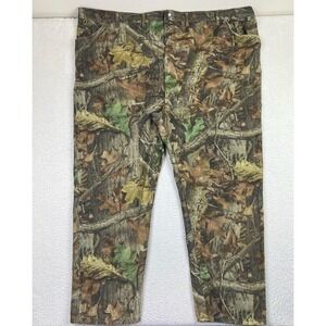 Wrangler Pants Mens 60x32 Camo Rugged Wear Relaxed Fit Advantage Timber Made USA